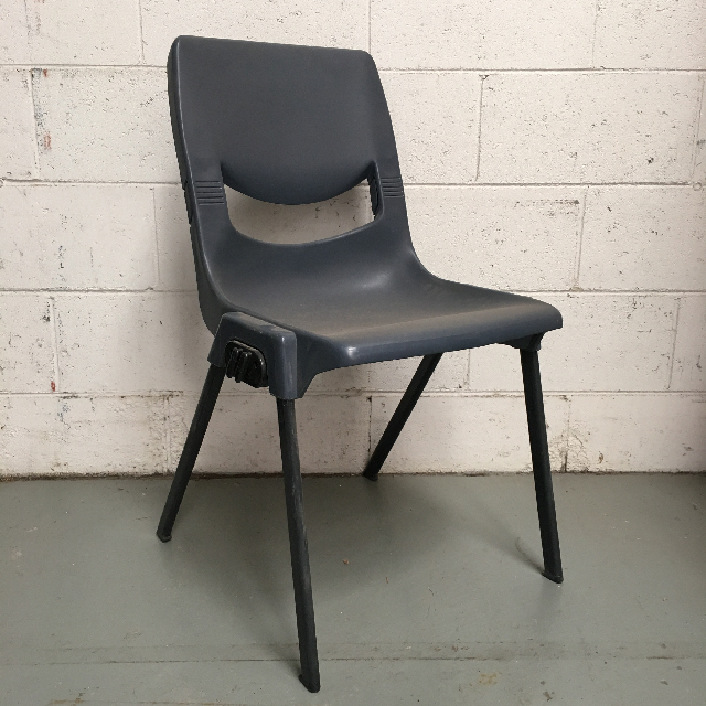 CHAIR, Plastic Stacking - Blue